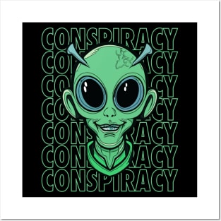 conspiracy theory Posters and Art